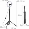 Lampa Pierścieniowa LED Kosmetyczna do Makijażu okrągła - 6