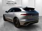 Jaguar F-PACE 4x4 skóra el.fotele WEBASTO acc FUL LED kamery 360 wentylacja MAX OP - 7