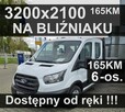 Ford Transit 6-os Skrzynia na bliźniaku 3800x2100 Hak 165KM Podwójna kabina od ręki