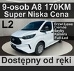 Ford Transit Custom A170KM Drzwi Lewe Ciemne Szyby Kamera Niska Cena Od ręki !!