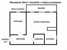 Mieszkanie 50m2, 2 pokoje, balkon, Sarni Stok. - 9