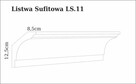 Sztukateria styrodur- xps- Listwy sufitowe LS.11 listwy LED - 2