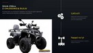 Inna Inny Quad ATV 250cc HUMMER Automat LED Oparcie Lusterka Hak Chłodnica Oleju - 5