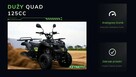 Inna Inny Quad ATV 125cc MODEL N7 Automat Koła 7 Piloty Licznik Zrywka Lusterka - 8