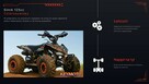 Inna Inny Quad ATV DUŻY 125cc KEYMOTO MODEL Q8' Automat 8 cali Licznik LCD LED - 4