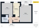 2 pokoje - 49,70 m2 - Niski blok - Ul. Brzozowa - 15