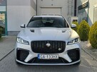Jaguar F-PACE SVR 5.0 V8 Supercharged 550 KM. Gwarancja 08.2027. Salon PL. FV23%. - 2