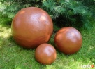 Sprzedam kule ogrodowe, ceramiczne, mrozoodporne 40,28,16 cm - 3