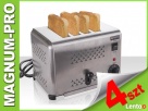 Toster opiekacz do tostów, kanapek, na 4 kromki 1800W - 1