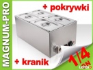 Bemar elektryczny bufet grzewczy 4 x 1/4 GN kranik spustowy - 1