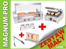 Zestaw do hot dogów mały podgrzewacz + grill + akcesoria - 1