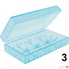 Pudełko na baterie CR123A przezroczyste 18650 17670 16340 6 - 4