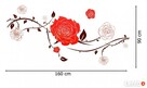 Naklejki ścienne na ścianę Kwiaty Róże Róża WS-0023 - 4