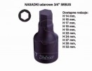 NASADKI udarowe 3/4 IMBUS KOKEN - H 14, 16, 17, 18, 19, 22, - 1