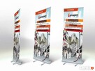 Reklama ROLL-UP, baner, stojak reklamowy, SUPER JAKOŚĆ! - 1