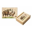 Puzzle drewniane - Rodzina jeleni - 2