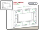 Stylowa meblościanka LEJDA C29 meble POŁYSK witryna LED - 4