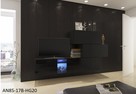 Stylowa meblościanka TROJA N85 Meble Salon Witryna LED - 1