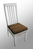 Krzesło - krzesła w 2-uch kolorach biały i dąb lub orzech - 1