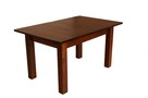 Stół z litego drewna 160 cm/90 rozkł. do 250cm i 8 krzeseł - 2