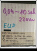 Przekaźnik EUP 0,04-10s ; 220V~ ; PILZ - 4