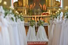 Dekoracje ślubne koscioła, sali, pojazdu, florystyk - 6