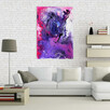 "WEWNĄTRZ RÓŻOWEJ MGŁAWICY" abstrakcja obraz 100x70cm - 3