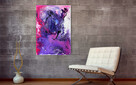 "WEWNĄTRZ RÓŻOWEJ MGŁAWICY" abstrakcja obraz 100x70cm - 4