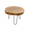 stoliki kawowe i stołki z litego drewna dębowego - 4