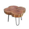 stoliki kawowe i stołki z litego drewna dębowego - 2