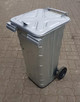 Kosz pojemnik metalowy na śmieci odpady popiół 120L 240L zew - 2