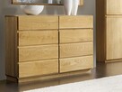 Komoda LITE DREWNO DĘBOWE NATURALNE 2 szuflady, 2 drzwi - 1
