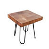 stoliki kawowe i stołki z litego drewna dębowego - 1