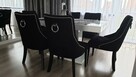 Krzesło pikowane z kołatką tapicerowane chesterfield hampton - 5