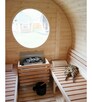 SAUNA beczka ogrodowa Z WEJŚCIEM BOCZNYM Ø2.2m x 6,0 m - 13