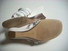liz claiborne Buty Klapki białe Skóra Nowe 40 - 5