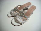 liz claiborne Buty Klapki białe Skóra Nowe 40 - 3