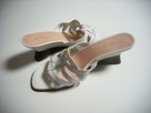 liz claiborne Buty Klapki białe Skóra Nowe 40 - 4