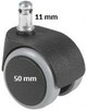 Kółko twarde małe trzpień Φ11mm średnica Φ50mm kpl - 9