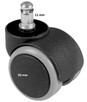 Kółko twarde małe trzpień Φ10mm średnica Φ50mm kpl - 7