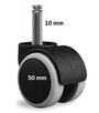 Kółko twarde małe trzpień Φ10mm średnica Φ50mm kpl - 8
