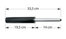Kółko twarde małe trzpień Φ10mm średnica Φ50mm kpl - 14