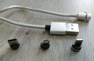 X-CABLE kabel magnetyczny 3W1 MICRO/TYP-C /LIGHTING NOWY ! - 2