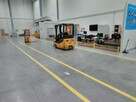 Oznakowanie Poziome malowanie pasów i linii. Parking magazyn - 4