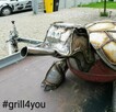 Palenisko ogrodowe Żółw #grill4you - 4