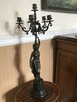 UNIKAT - Rzeźba w brązie / świecznik Lady - 4