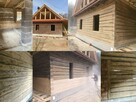 Piaskowanie domow drewnianych cegły kamienia piaskowca - 15