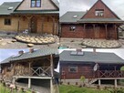 Piaskowanie domow drewnianych cegły kamienia piaskowca - 3