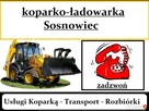 KOPARKA SOSNOWIEC USŁUGI KOPARKĄ SOSNOWIEC WYNAJEM KOPARKI - 1