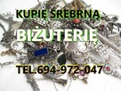 KUPIĘ ANTYCZNE WYROBY ZE SREBRA, CUKIERNICE, PATERY, BIŻUTERIĘ - 4